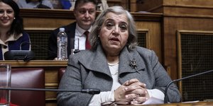 Η υφυπουργός Εξωτερικών, Αλεξάνδρα Παπαδοπούλου