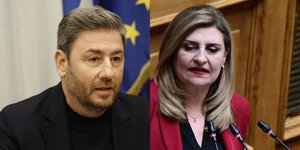 Νίκος Ανδρουλάκης και Ευαγγελία Λιακούλη 