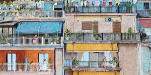 Η Έλια Λουπασάκη εικονογραφεί αρχιτεκτονικά έργα με τρόπο μοναδικό