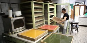 Βιοτεχνία λουκουμιών στη Σύρο
