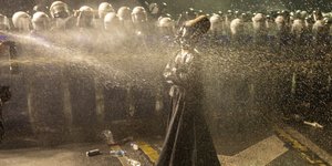 Διαδηλωτής στην Τουρκία