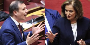 Παναγιώτης Δουδωνής και Ντόρα Μπακογιάννη