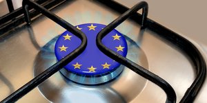 Η ευρωπαϊκή ενέργεια ως μάτι κουζίνας που καίει αέριο