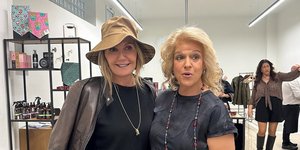 Η Μαρέβα Μητσοτάκη με την Ευγενία Χανδρή