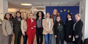 H Ελεονώρα Μελέτη με την ευρωπαϊκή αποστολή στον ΟΗΕ