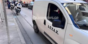 Το βαν στο οποίο επέβαινε ο οδηγός που δέχθηκε την επίθεση