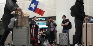 Επιβάτες στο αεροδρόμιο του Χιούστον