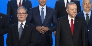 Ταγίπ Ερντογάν με Κιρ Στάρμερ 