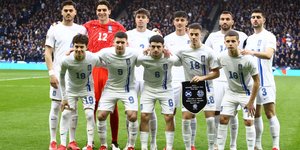 Η αρχική ενδεκάδα της Εθνικής Ελλάδας στο «Χάμπντεν Παρκ»