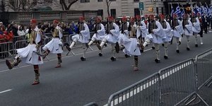 Παρέλαση ευζώνων στο Μανχάταν για την 25η Μαρτίου