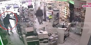 Βίντεο-ντοκουμέντο από ένοπλη ληστεία σε φαρμακείο στο Μοσχάτο