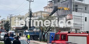 Εργατικό ατύχημα με γερανοφόρο στη Βούλα