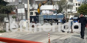 Το σημείο που σκοτώθηκε ο χειριστής γερανοφόρου στη Βούλα