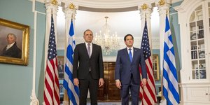 Greek Foreign Minister George Gerapetritis met with U.S. Senator Marco Rubio