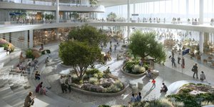 δέντρα κήπος εσωτερικός φως αεροδρόμιο Διεθνής Αερολιμένας Αθηνων νέα σχέδια μακέτα