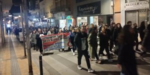 Πορεία για τα Τέμπη στο Ηράκλειο