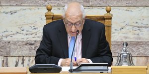 Ο Πρόεδρος της Βουλής Νικήτας Κακλαμάνης