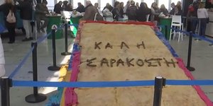 Τεράστια λαγάνα για ρεκόρ Γκίνες στο Περιστέρι