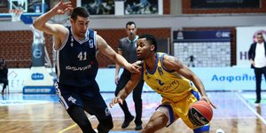 Στιγμιότυπο από την αναμέτρηση του Λαυρίου με την Καρδίτσα για την 19η αγωνιστική της GBL