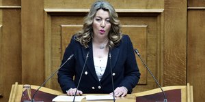 Η βουλευτής Καστοριάς της ΝΔ Μαρία Αντωνίου