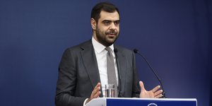 Ο κυβερνητικός εκπρόσωπος, Παύλος Μαρινάκης στο briefing 
