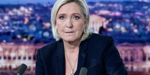 H ηγέτης της γαλλικής ακροδεξιάς Μαρίν Λεπέν