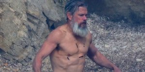 Ο Ματ Ντέιμον στα γυρίσματα της ταινίας «Οδύσσεια» 