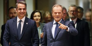 Κυριάκος Μητσοτάκης, Ντοναλντ Τουσκ