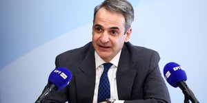 Ο Κυριάκος Μητσοτάκης στο ΥΠΕΣ