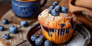 Λαχταριστό muffin με βατόμουρα