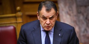 Minister of Migration and Asylum Nikos Panagiotopoulos