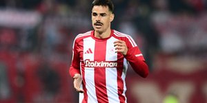 Ο Ντάνι Γκαρθία με τη φανέλα του Ολυμπιακού