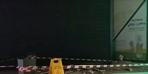 Οροφή εμπορικού κέντρου κατέρρευσε στη Θεσσαλονίκη