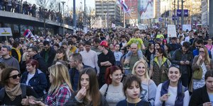 Πορεία στο Βελιγράδι