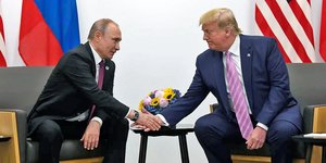 Οι πρόεδροι Ρωσίας και ΗΠΑ, Βλαντίμιρ Πούτιν και Ντόναλντ Τραμπ 
