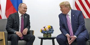 Οι πρόεδροι Ρωσίας και ΗΠΑ, Βλαντίμιρ Πούτιν και Ντόναλντ Τραμπ 