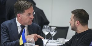 Μαρκ Ρούτε και Βολοντίμιρ Ζελένσκι