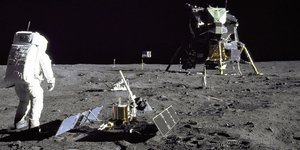 O Mπαζ Όλντριν πάνω στην επιφάνεια της Σελήνης, Ιούλιος 1969 / NASA