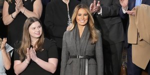 Μελάνια Τραμπ/Φωτογραφία AP 