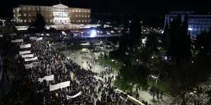 Συγκέντρωση στο Σύνταγμα για τα Τέμπη