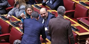 Ο Χρήστος Τριαντόπουλος στη Βουλή