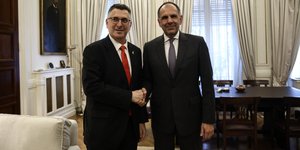 Τριμερής Συνάντηση Ελλάδας - Κύπρου - Ισραήλ στο Υπουργοί Εξωτερικών
