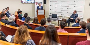 Ο Αλέξης Τσίπρας στο Χάρβαρντ