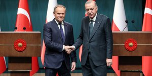 Τουσκ και Ερντογάν συναντήθηκαν στην Άγκυρα