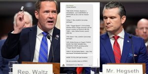 α σχέδια επίθεσης που μοιράστηκαν οι σύμβουλοι του Τραμπ σε συνομιλία