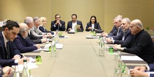 Σύσκεψη Εθνικού Συμβουλίου υπό τον Πρόεδρο της Δημοκρατίας  μετά την ολοκλήρωση του δείπνου που παρέθεσε ο ΓΓ των ΗΕ 🇺🇳 προς τις αντιπροσωπείες των μερών που συμμετέχουν στην άτυπη Διευρυμένη Συνάντηση