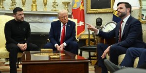 Ζελένσκι, Τραμπ, Βανς στο Λευκό Οίκο