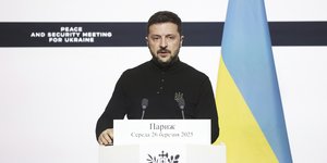 Ο Βολοντίμιρ Ζελένσκι στο Παρίσι