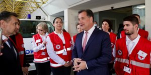 Ο υπουργός Υγείας Άδωνις Γεωργιάδης στον Ευαγγελισμό