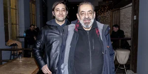 Ο Αντώνης Καφετζόπουλος με τον γιο του, Γιώργο